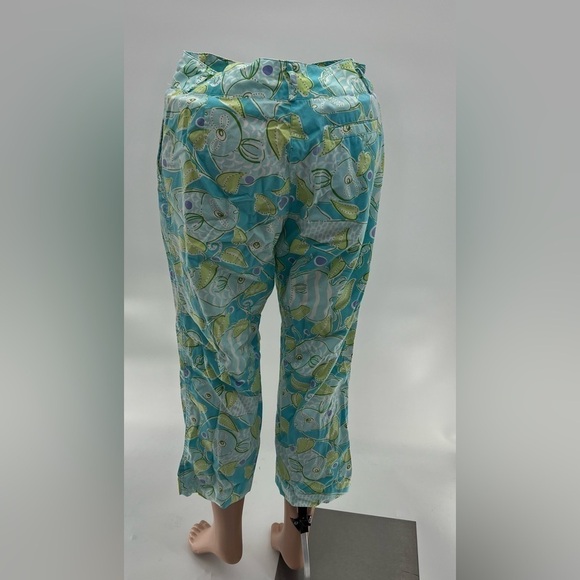 Lilly Pulitzer Pants Size 4 - Atlantis Fish Print - Picture 4 of 6